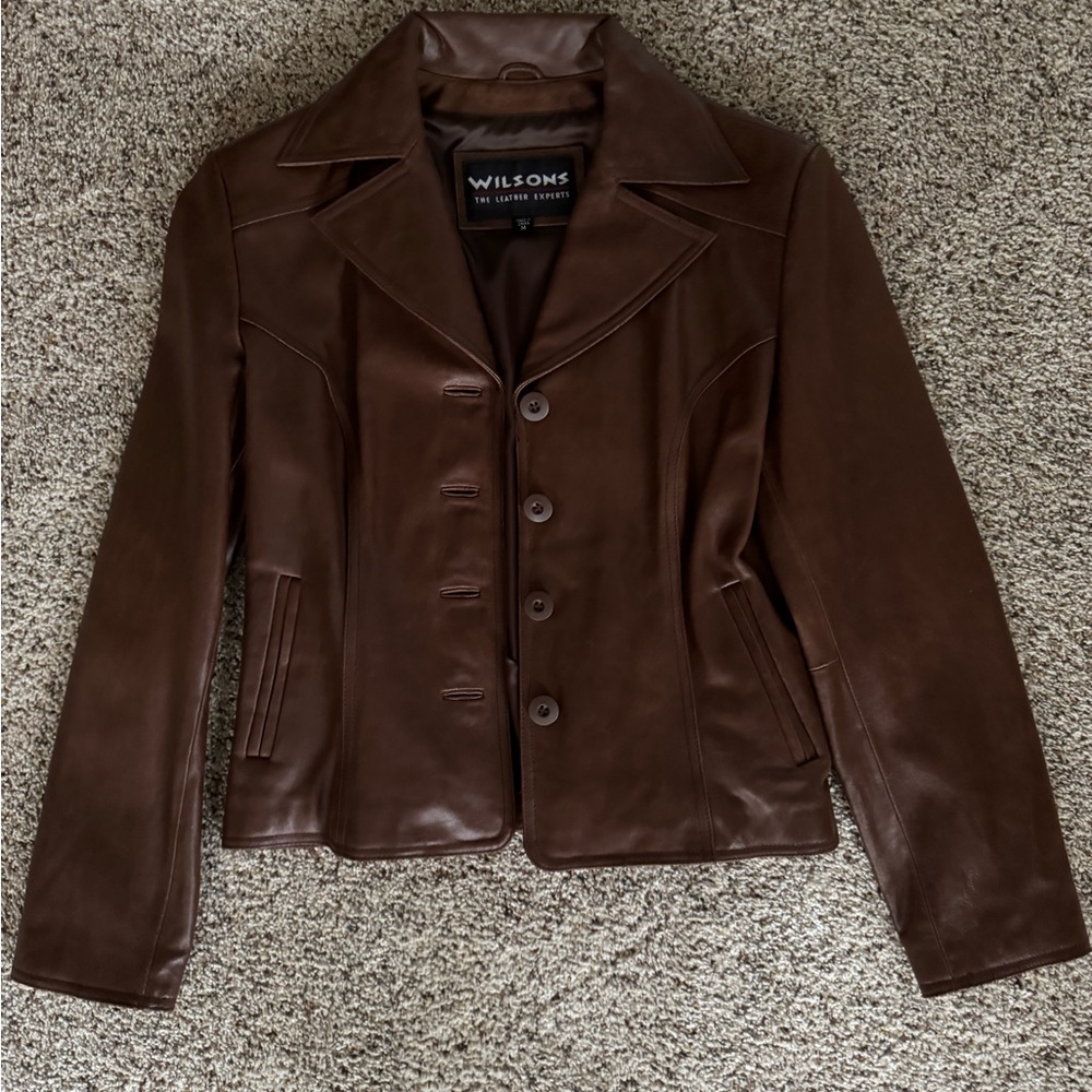 Wilson Women's Rich Brown Leather Jacket